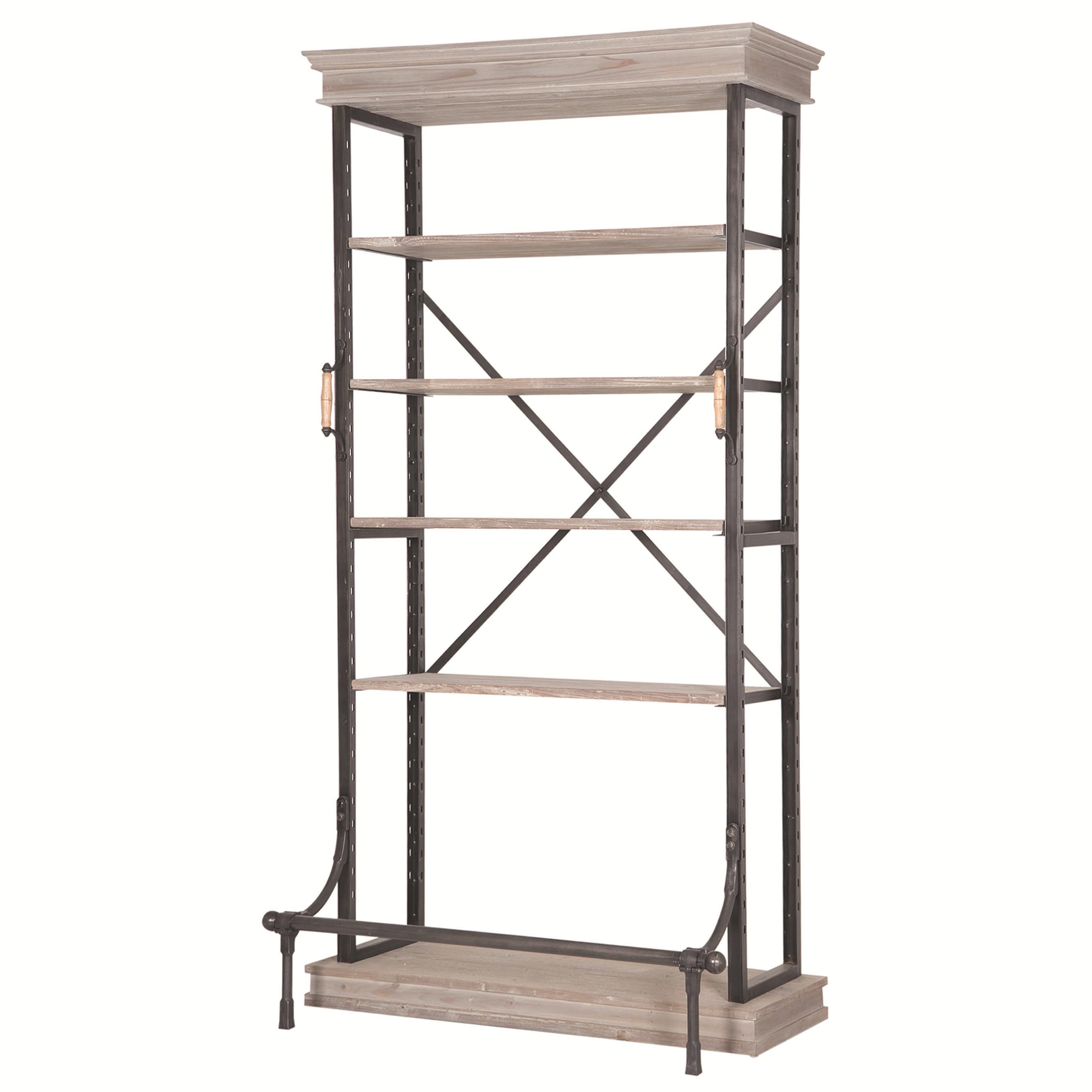 Four Hands Irondale Braxton Single Bookcase with 5 Shelves Belfort
